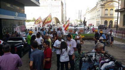 Manifestação Contra a Reforma da Previdência