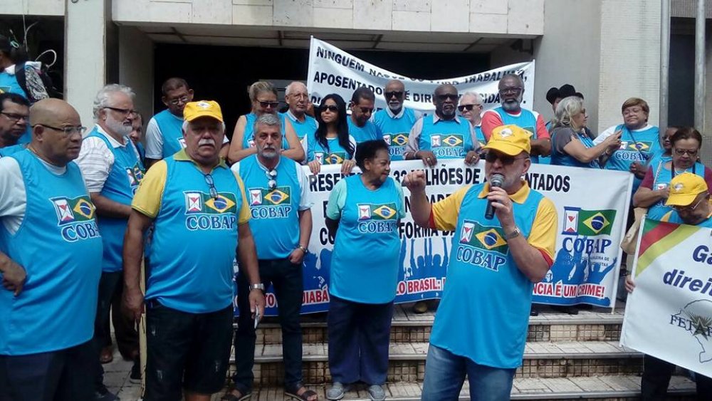 Aposentados, pensionistas e idosos promovem semana de mobilização em Cuiabá